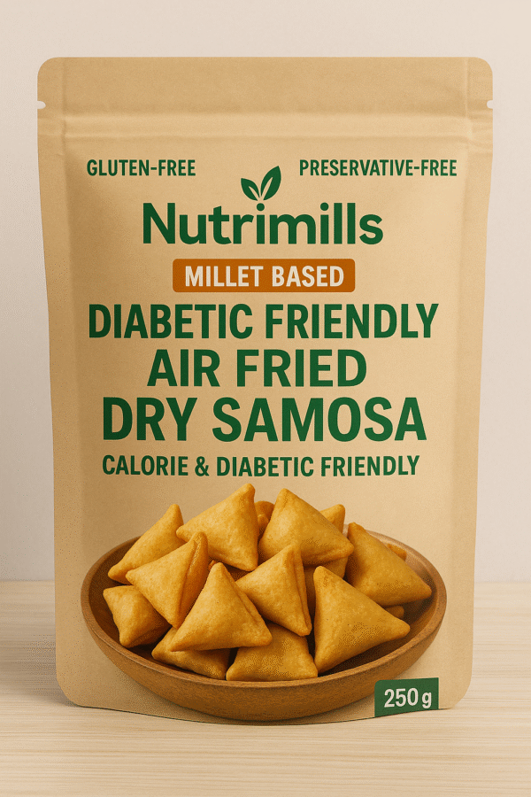 Millet Based mini Samosa (250)gm